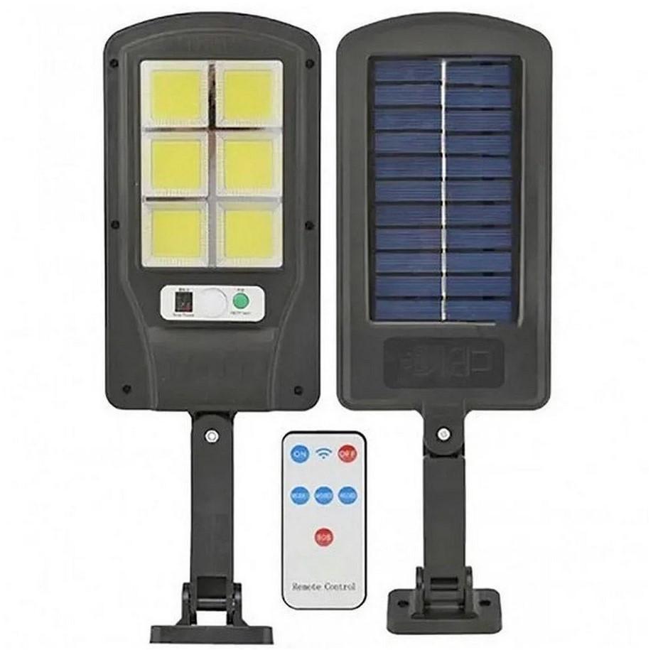 Lámpara Solar de Seguridad 6 COB con Sensor de movimiento y Control Remoto