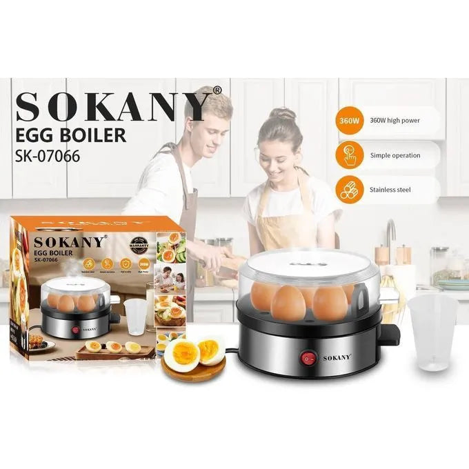 Hervidora Eléctrica de Huevos SOKANY – 7 Huevos