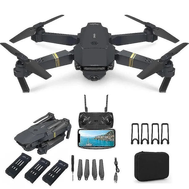 Drone E58 Plegable WiFi FPV con Cámara y Control Remoto
