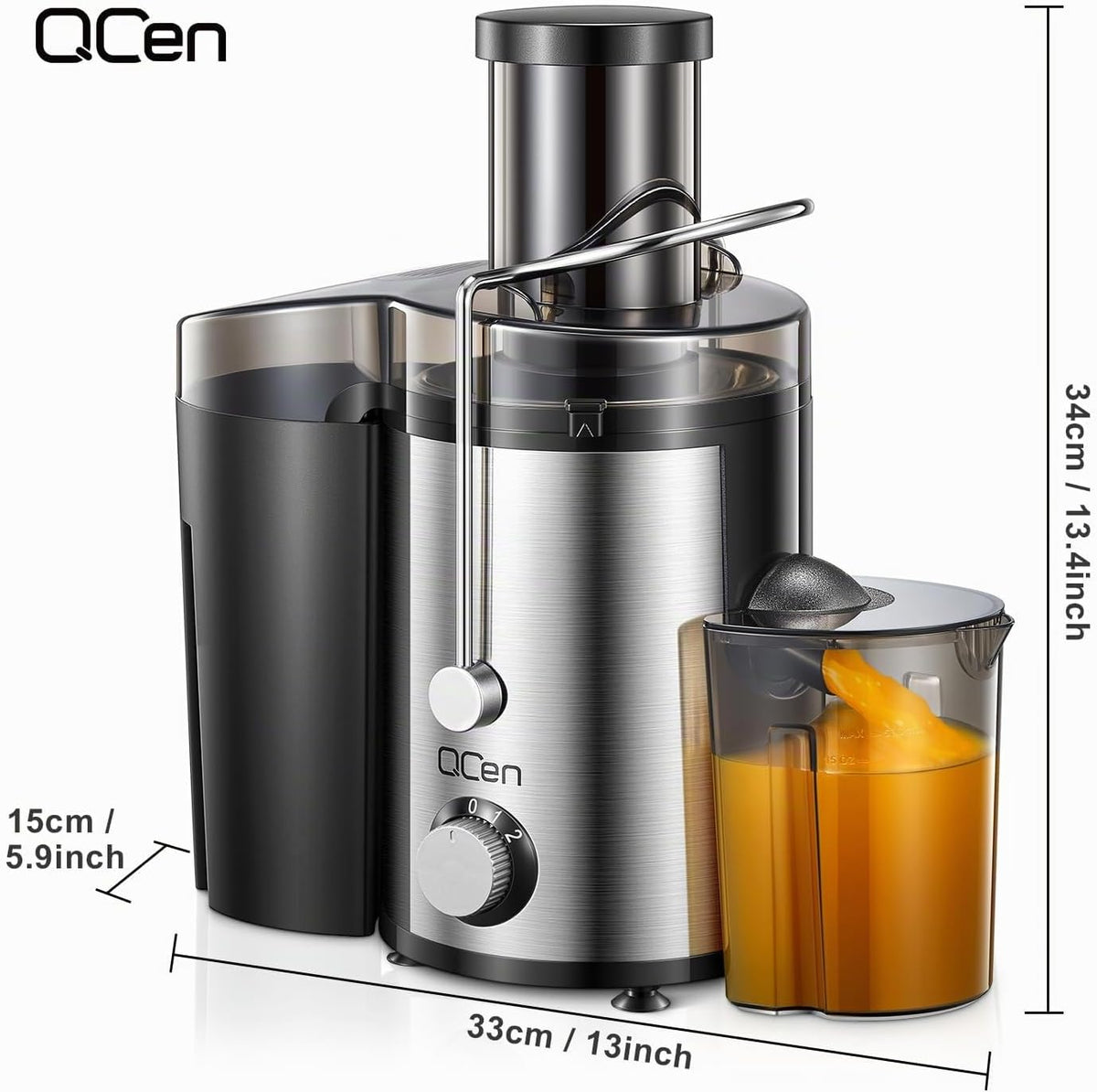 Extractor de Jugos VISTA 800W – Potente y Fácil de Limpiar