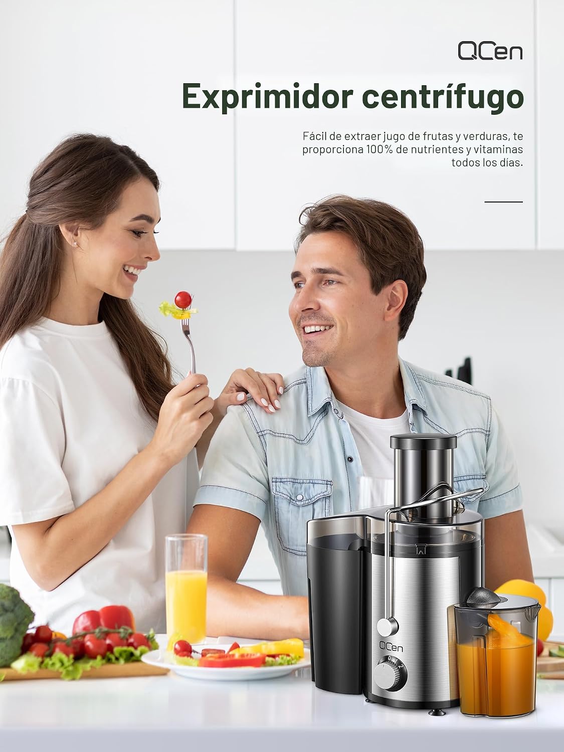 Extractor de Jugos VISTA 800W – Potente y Fácil de Limpiar