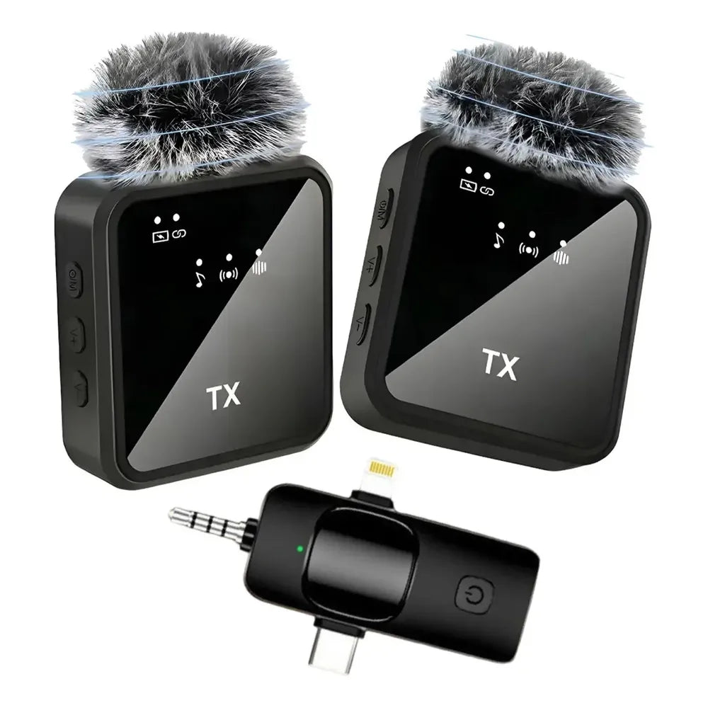 MICROFONO INALAMBRICO WIRELESS F-11 3 EN 1