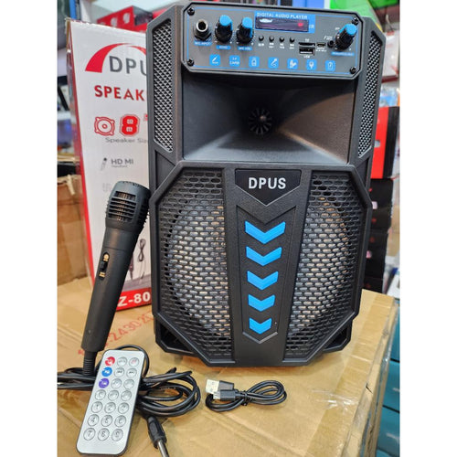 Bocina Bluetooth Mega Bass SZ-805 con Micrófono y Luces LED
