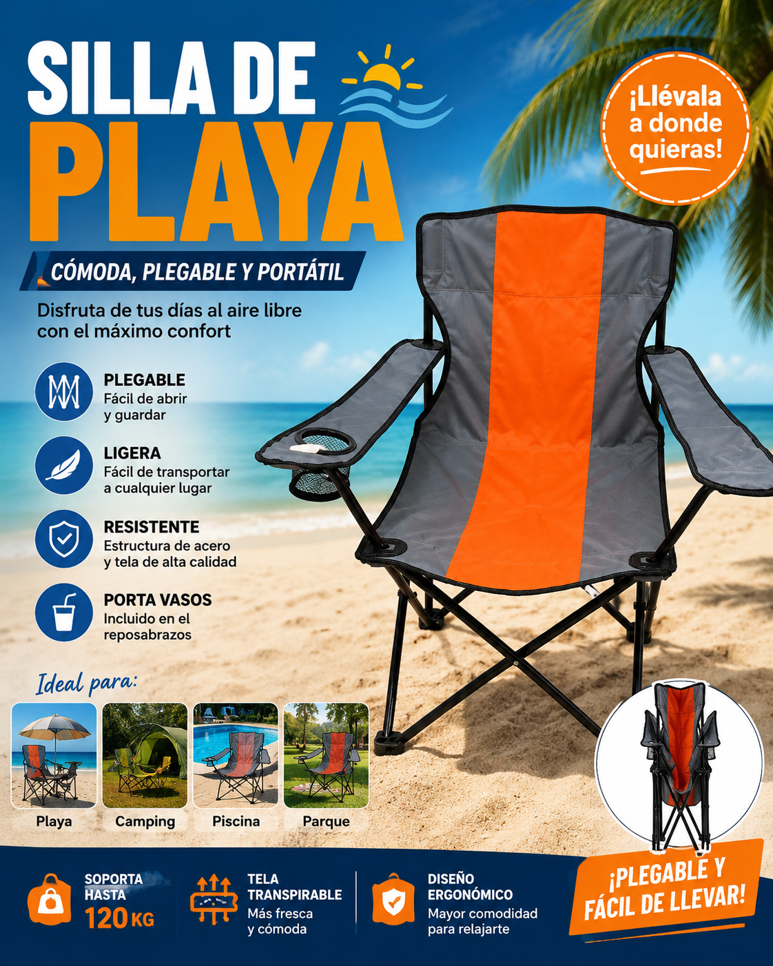 SILLA DE PLAYA