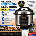 Olla de Presión Eléctrica INLEC 6L Multifunción con Panel Digital