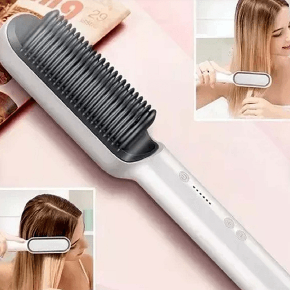Cepillo Alisador Térmico Luma Bella B-1010 – Alisa y Reduce el Frizz