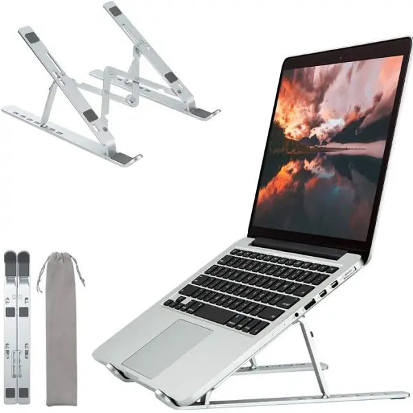 SOPORTE PARA LAPTOP, BASE LAPTOP STAND AJUSTABLE PLEGABLE ALUMINIO