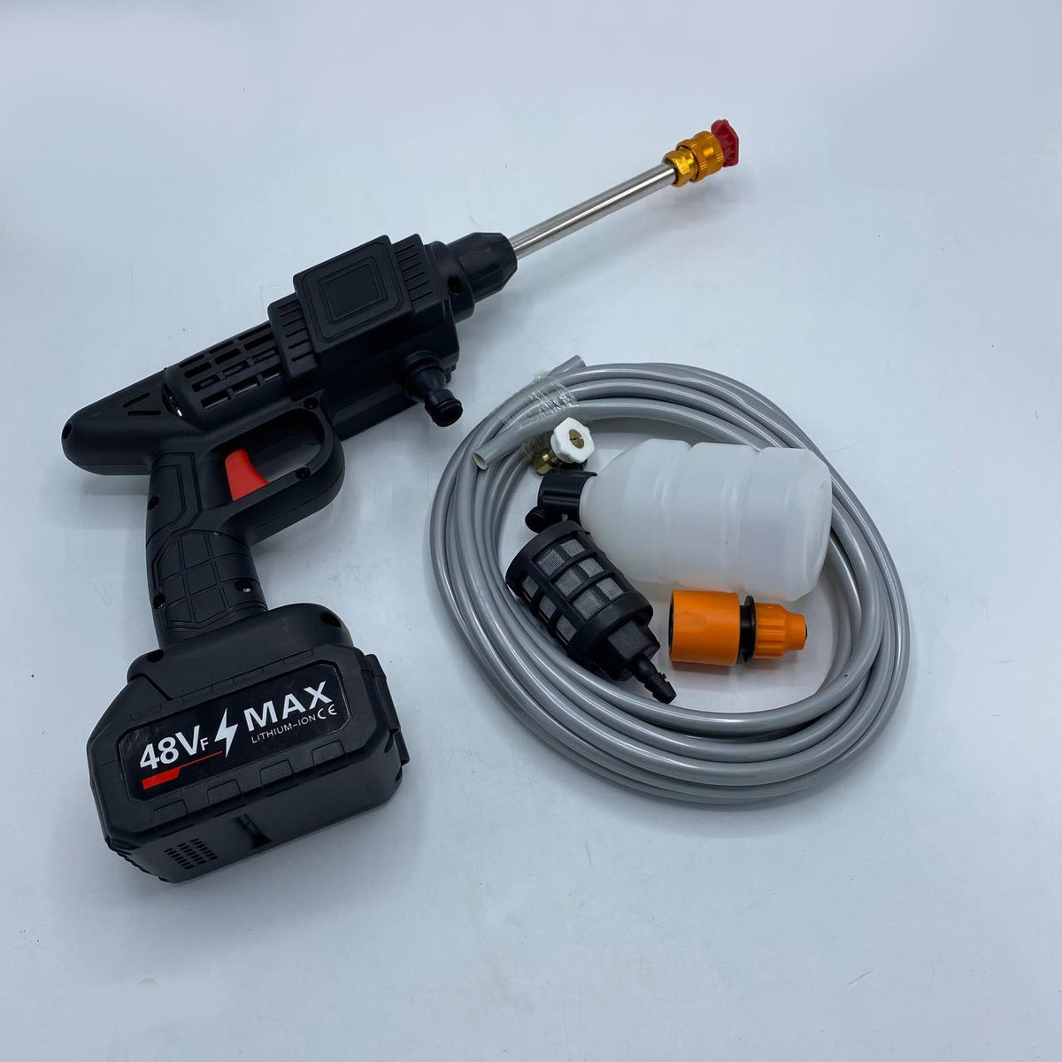 Hidrolavadora Inalámbrica 48V MAX – 2 Baterías y Alta Presión