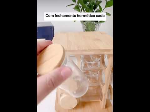Organizador Giratorio de Condimentos – 12 Frascos